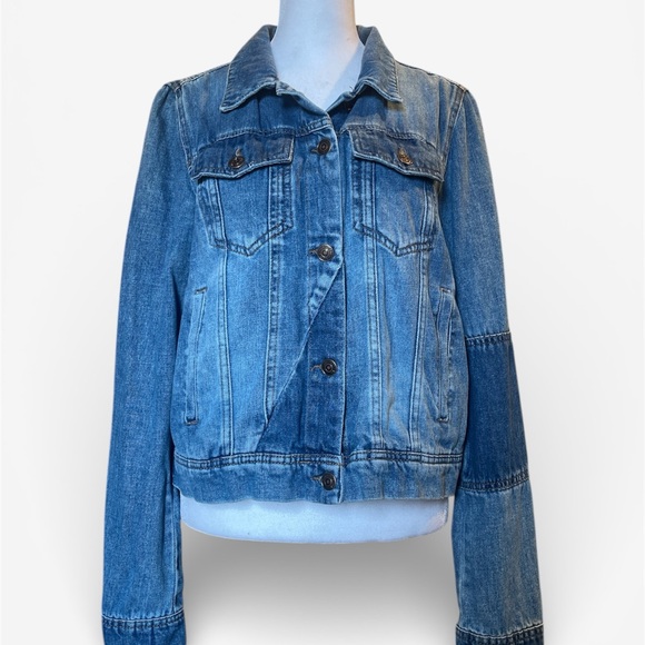 Free People Blue Jean Jacket - Picture 8 of 9